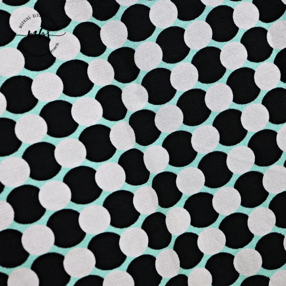 Kate Spade Geometric Dot‎ Bow Neck Silk Blend Blouse Black White Green Women S